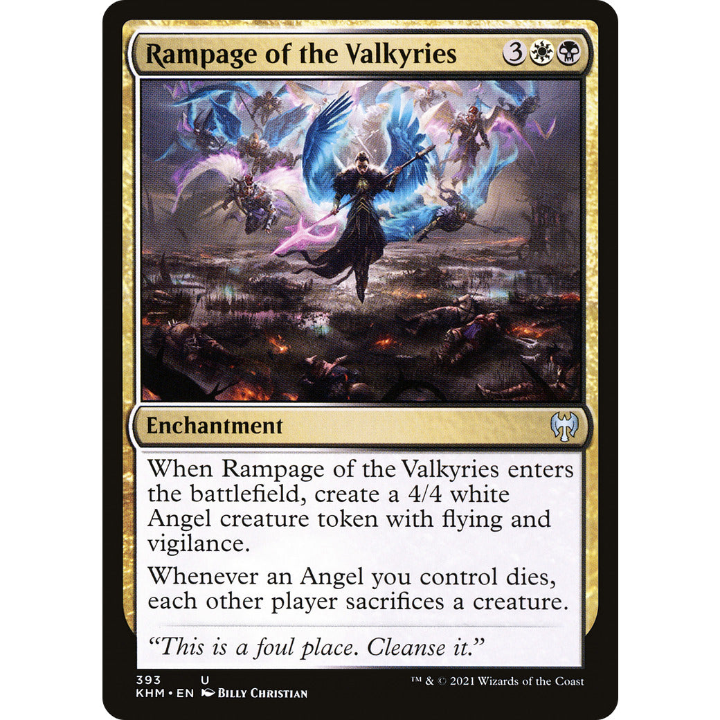 Rampage of the Valkyries (Kaldheim) Light Play