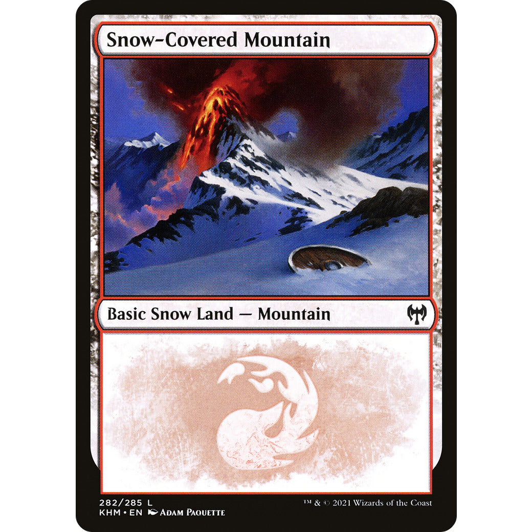 Snow-Covered Mountain (282) (Kaldheim) Near Mint