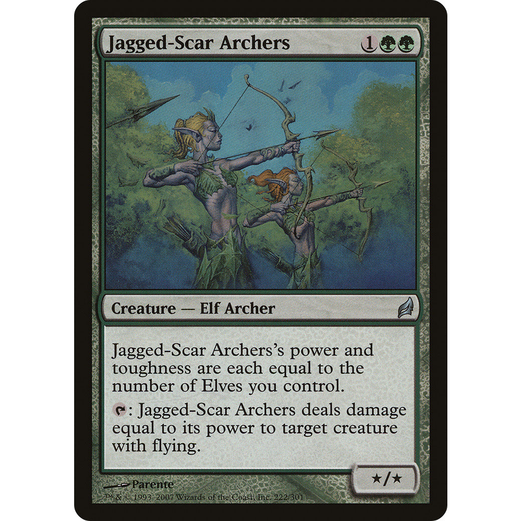 Jagged-Scar Archers (Lorwyn) Light Play