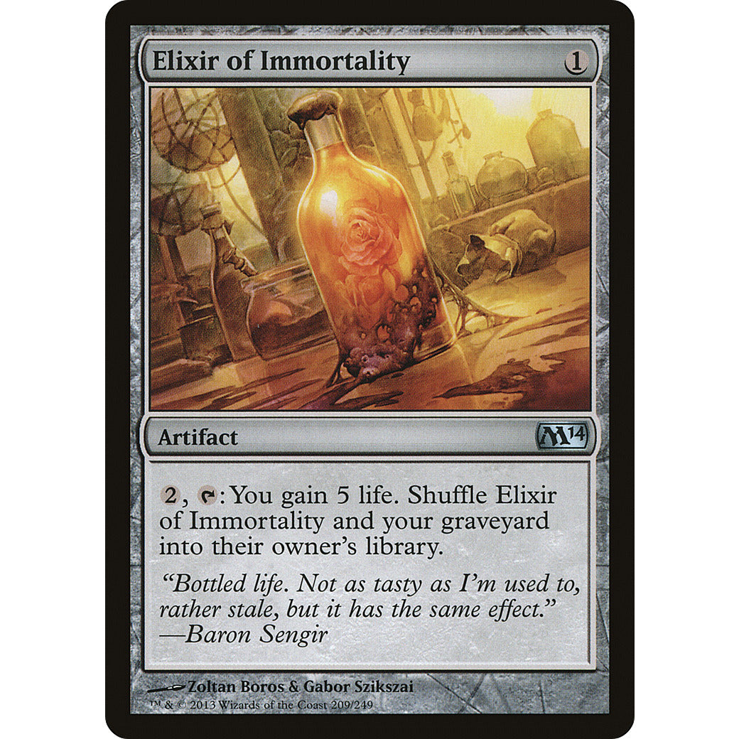 Elixir of Immortality (Magic 2014 Core Set) Light Play