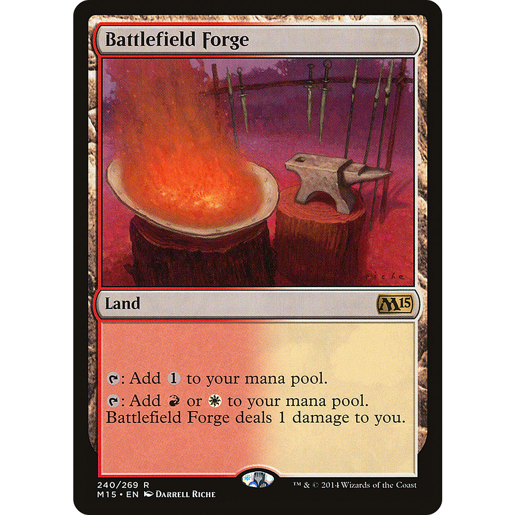 Battlefield Forge (Magic 2015 Core Set) Light Play