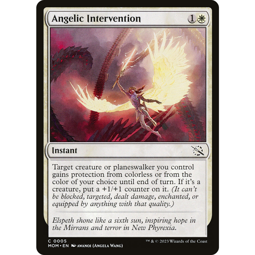 Angelic Intervention (March of the Machine) Near Mint Foil