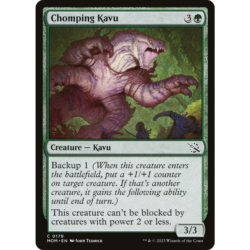 Chomping Kavu (March of the Machine) Light Play Foil