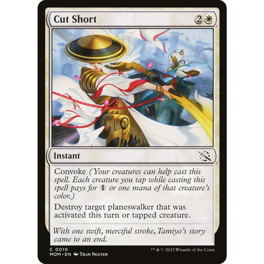 Cut Short (March of the Machine) Light Play Foil