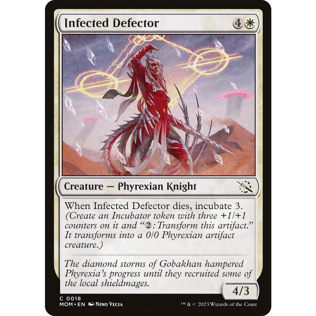 Infected Defector (March of the Machine) Light Play Foil