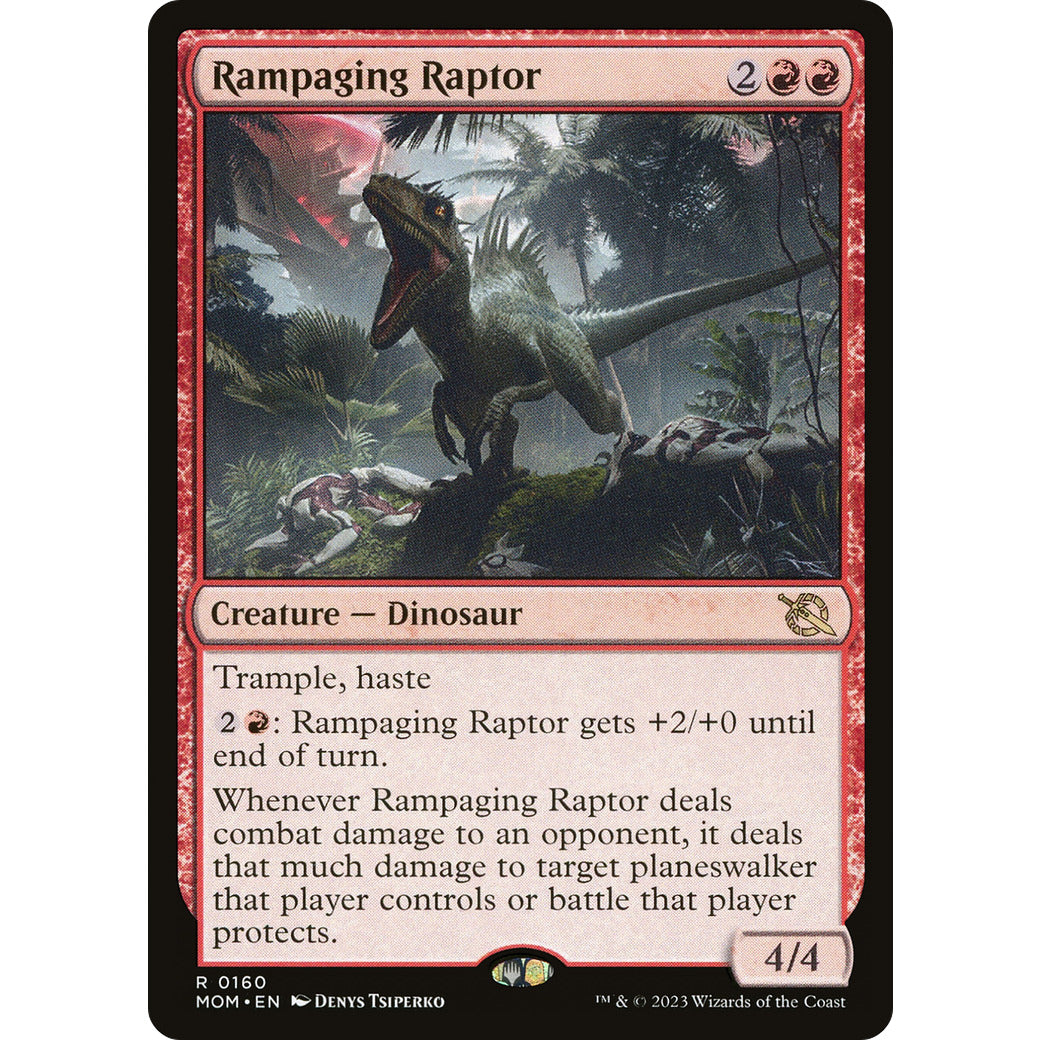 Rampaging Raptor (March of the Machine) Near Mint