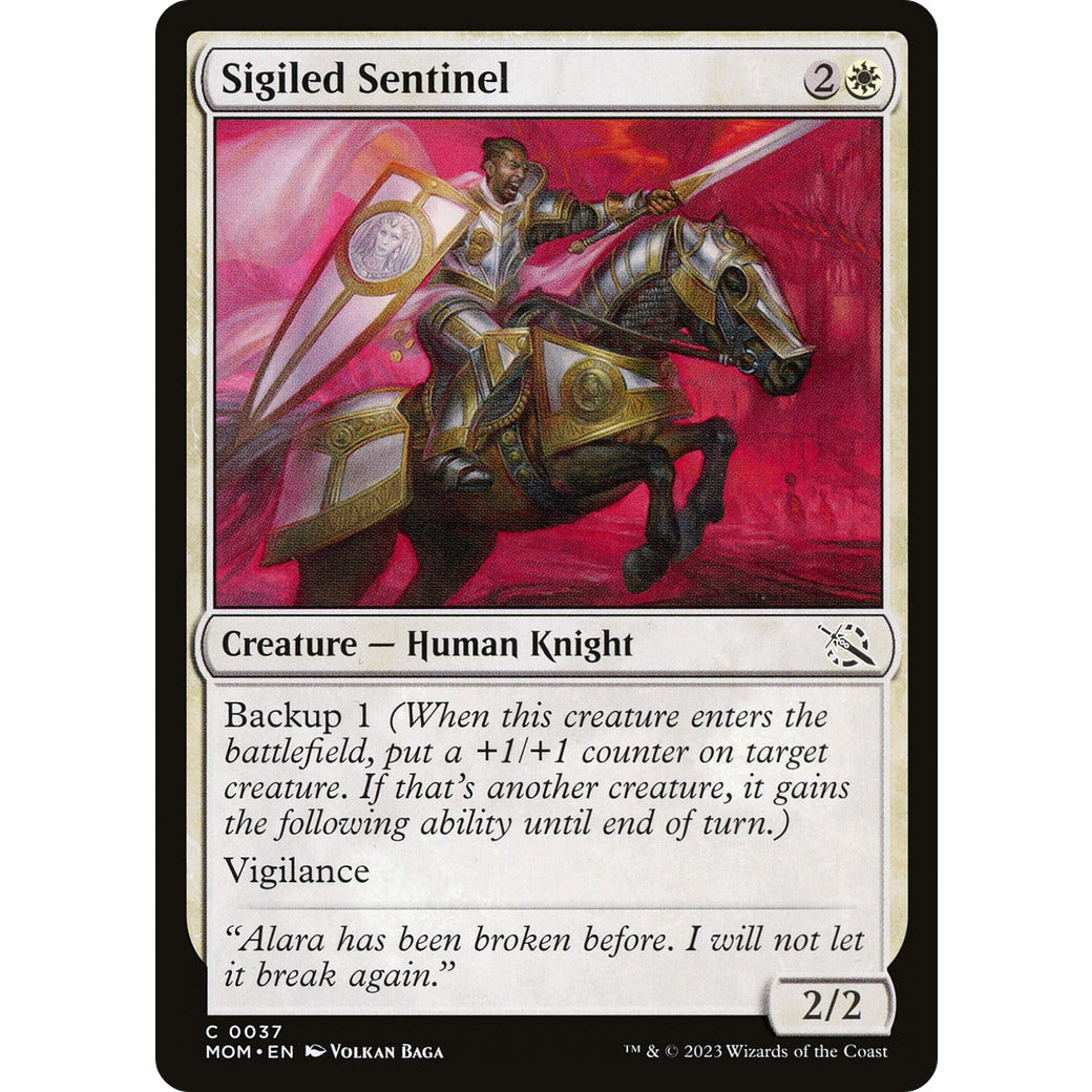 Sigiled Sentinel (March of the Machine) Light Play Foil
