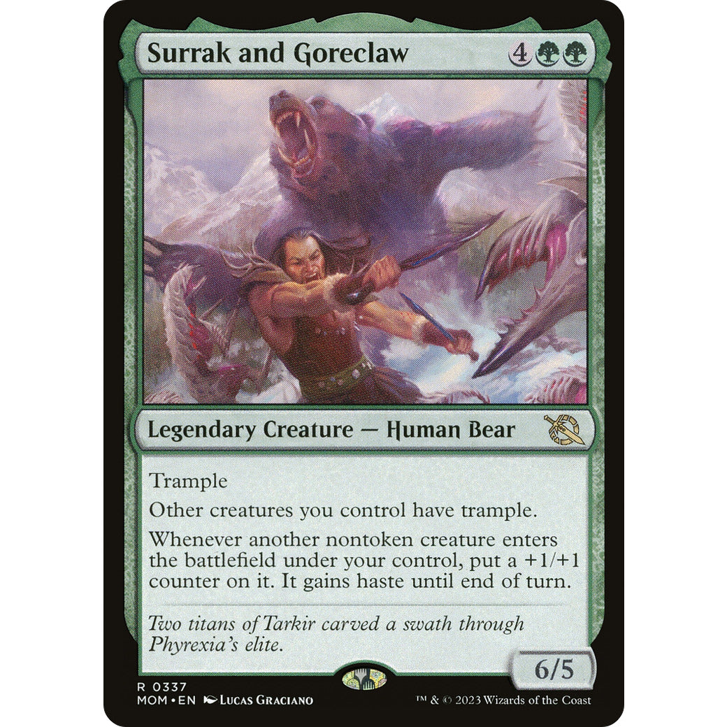 Surrak and Goreclaw (March of the Machine) Near Mint