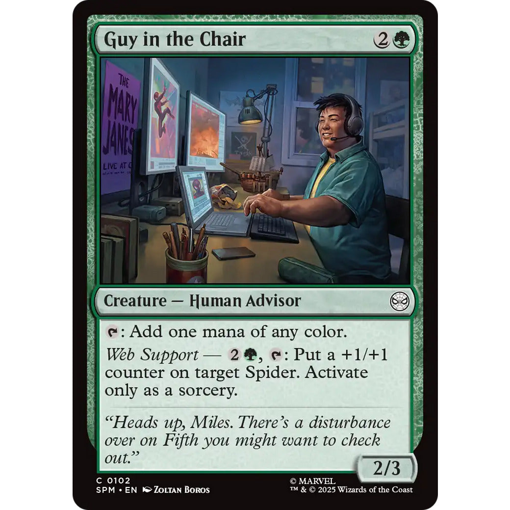 Guy in the Chair (Marvel's Spider-Man) Near Mint Foil