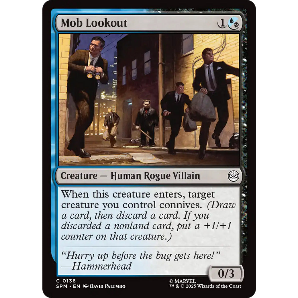 Mob Lookout (Marvel's Spider-Man) Near Mint Foil