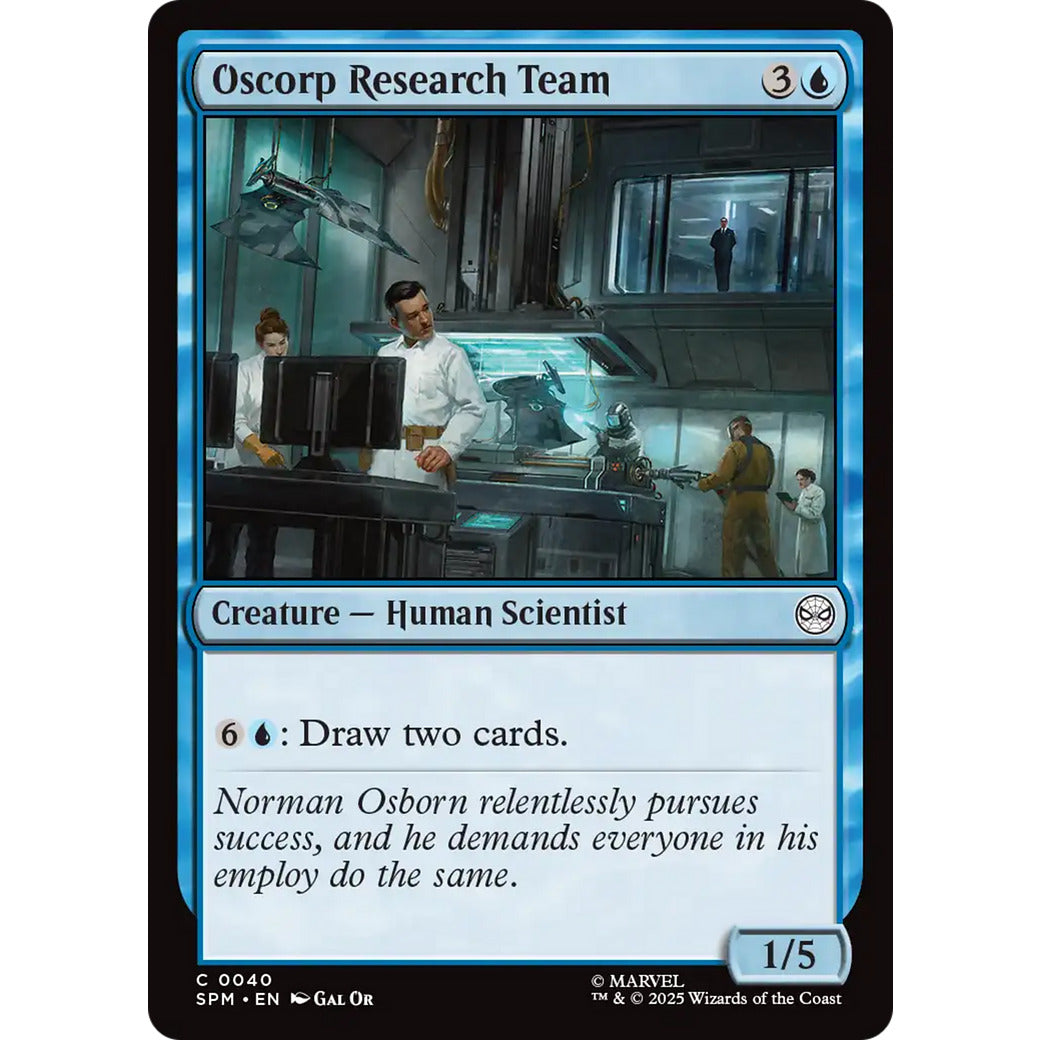 Oscorp Research Team (Marvel's Spider-Man) Near Mint Foil
