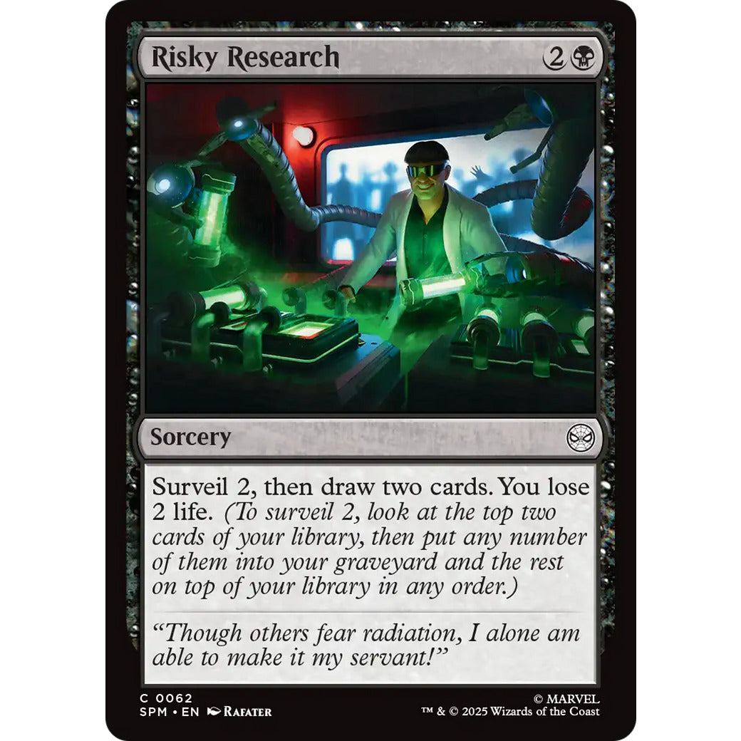 Risky Research (Marvel's Spider-Man) Near Mint Foil