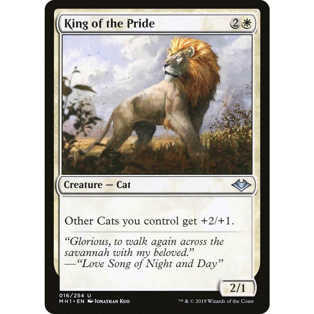 King of the Pride (Modern Horizons) Light Play