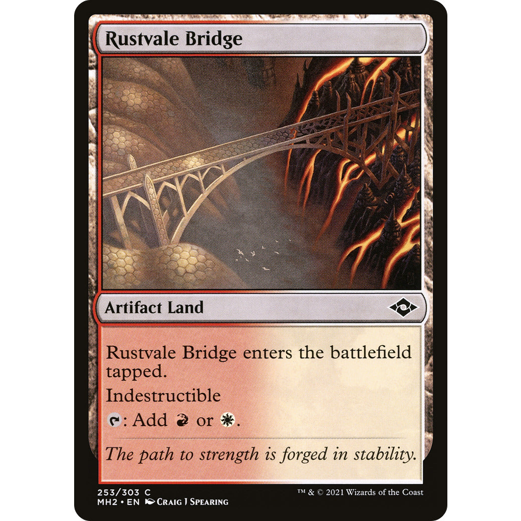 Rustvale Bridge (Modern Horizons 2) Light Play Foil