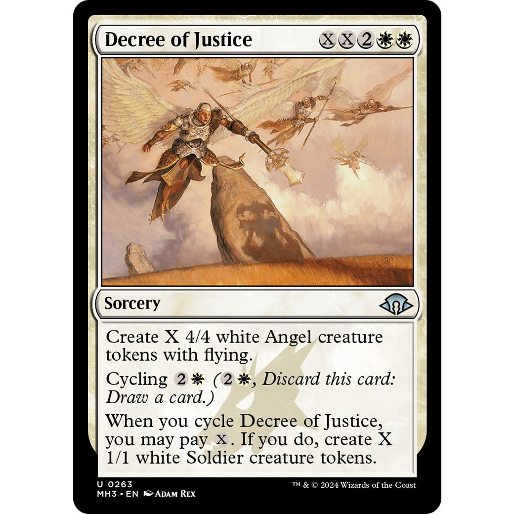 Decree of Justice (Modern Horizons 3) Light Play Foil