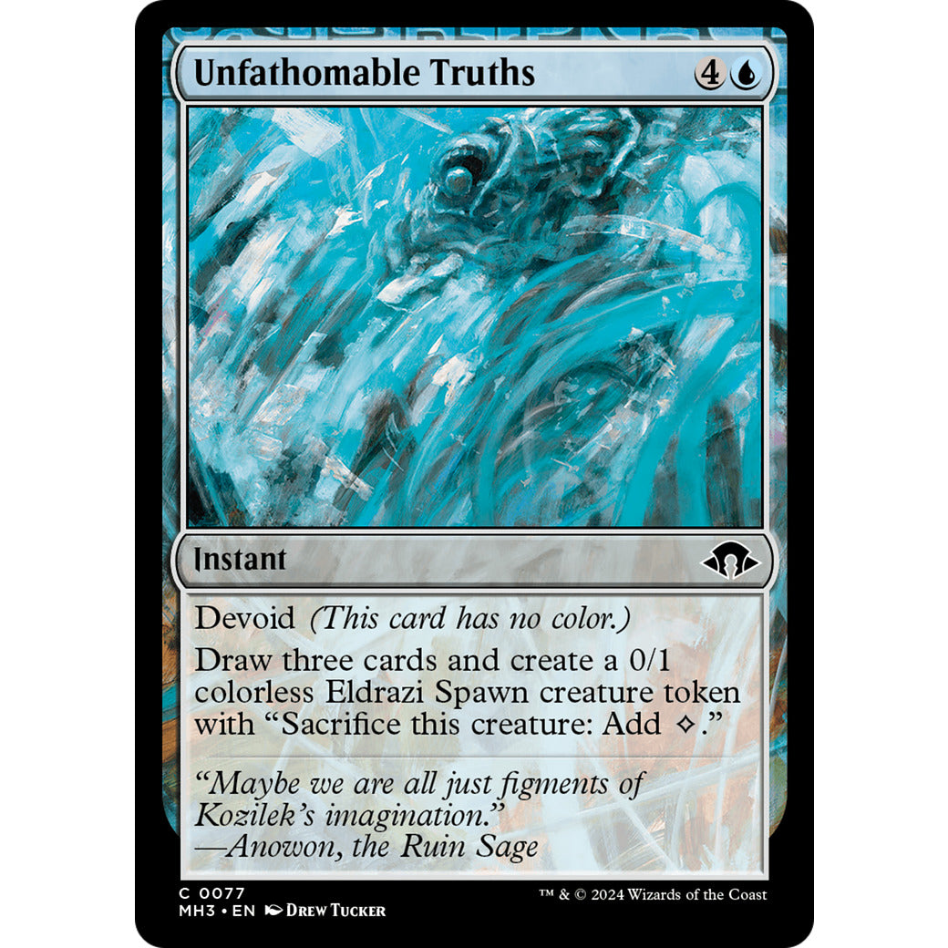 Unfathomable Truths (Modern Horizons 3) Light Play Foil