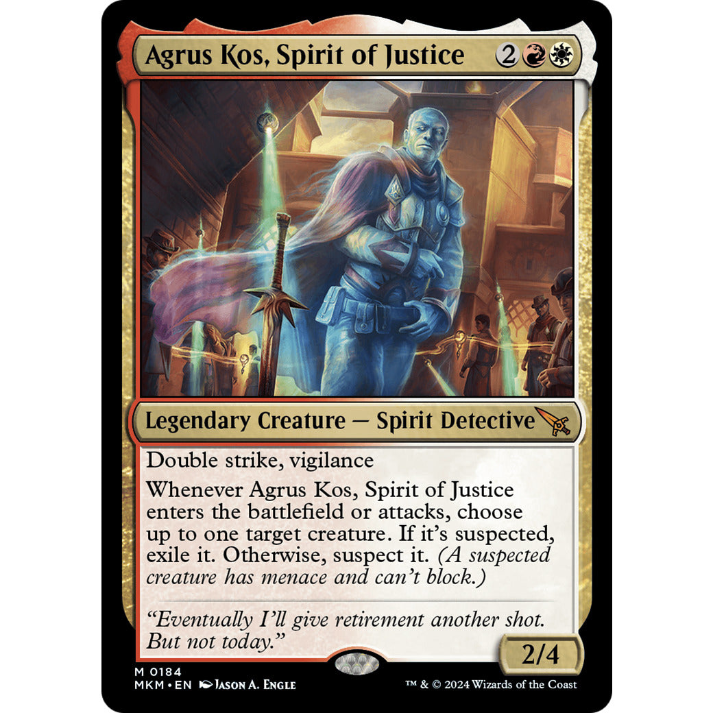 Agrus Kos, Spirit of Justice (Murders at Karlov Manor) Near Mint