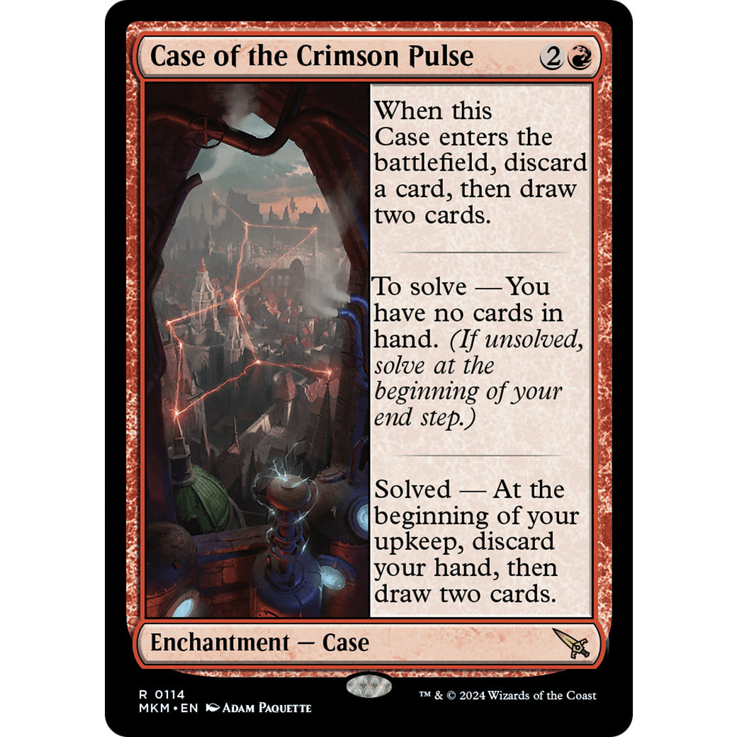 Case of the Crimson Pulse (Murders at Karlov Manor) Near Mint