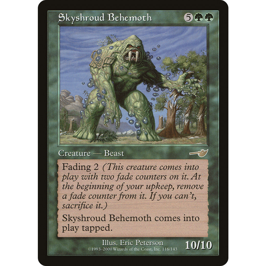 Skyshroud Behemoth (Nemesis) Light Play