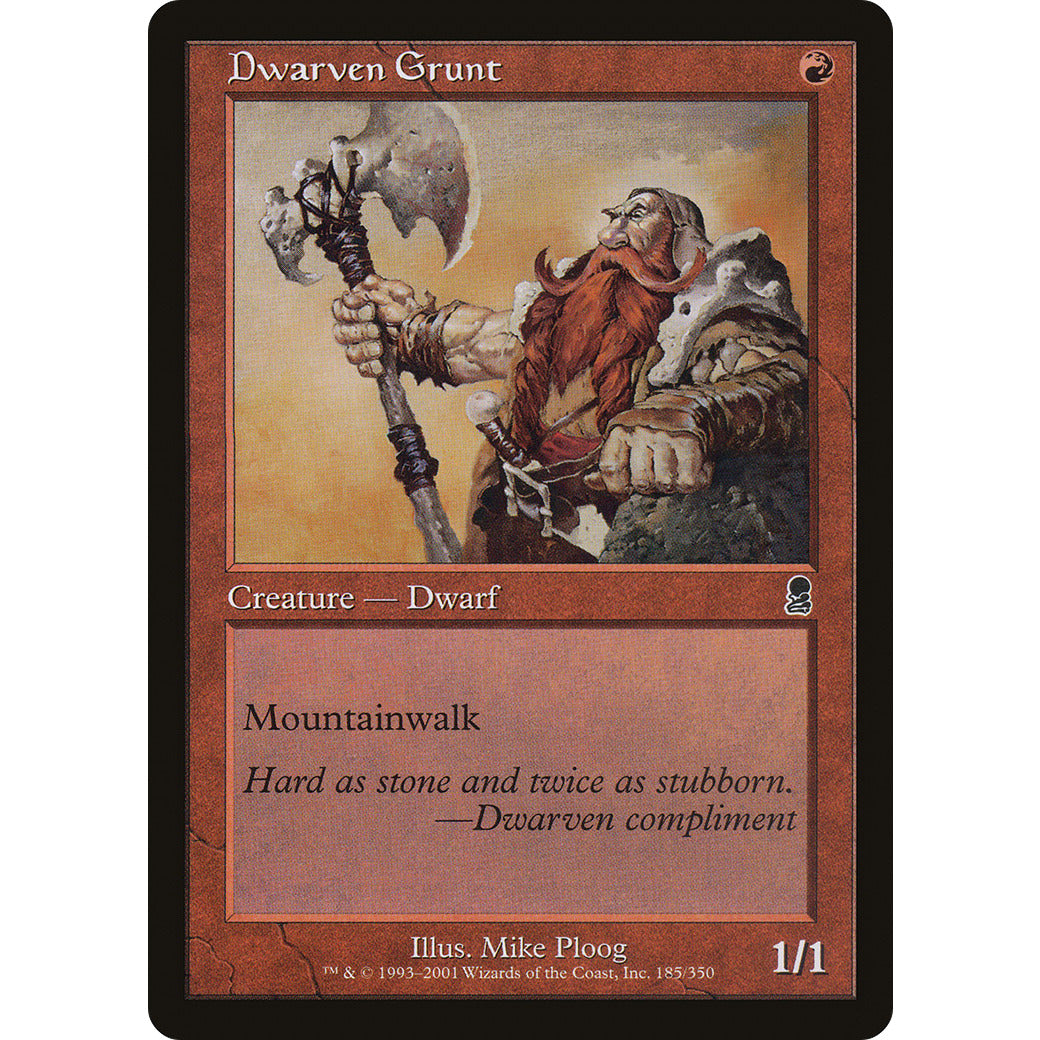 Dwarven Grunt (Odyssey) Light Play