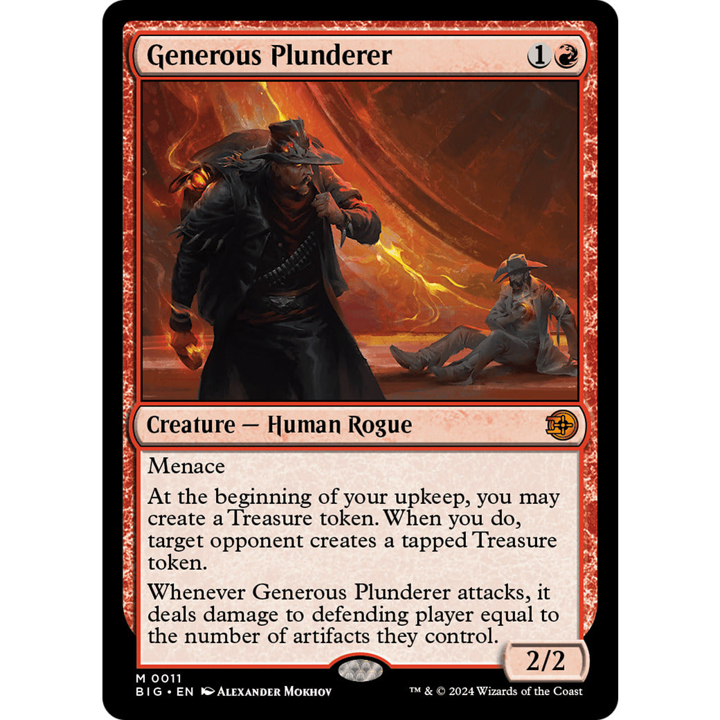 Generous Plunderer (Outlaws of Thunder Junction: The Big Score) Near Mint