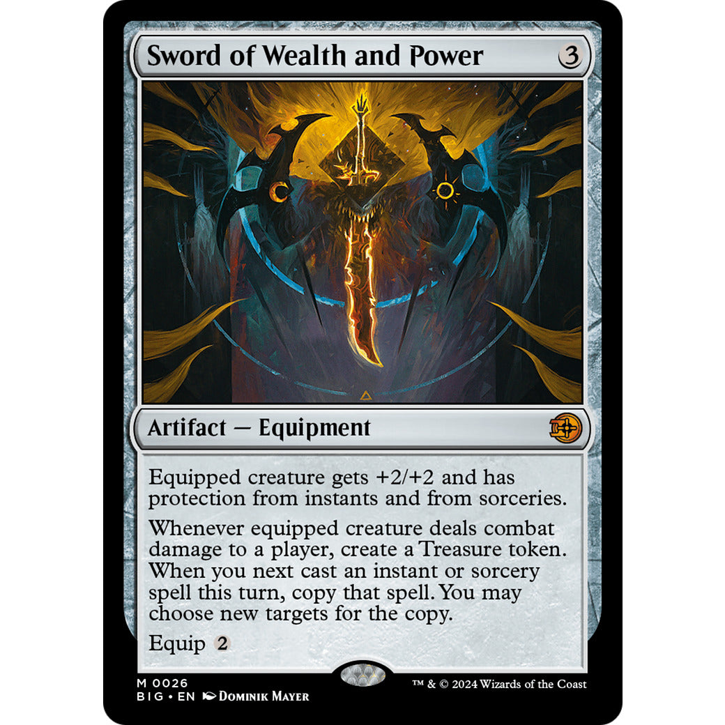 Sword of Wealth and Power (Outlaws of Thunder Junction: The Big Score) Near Mint