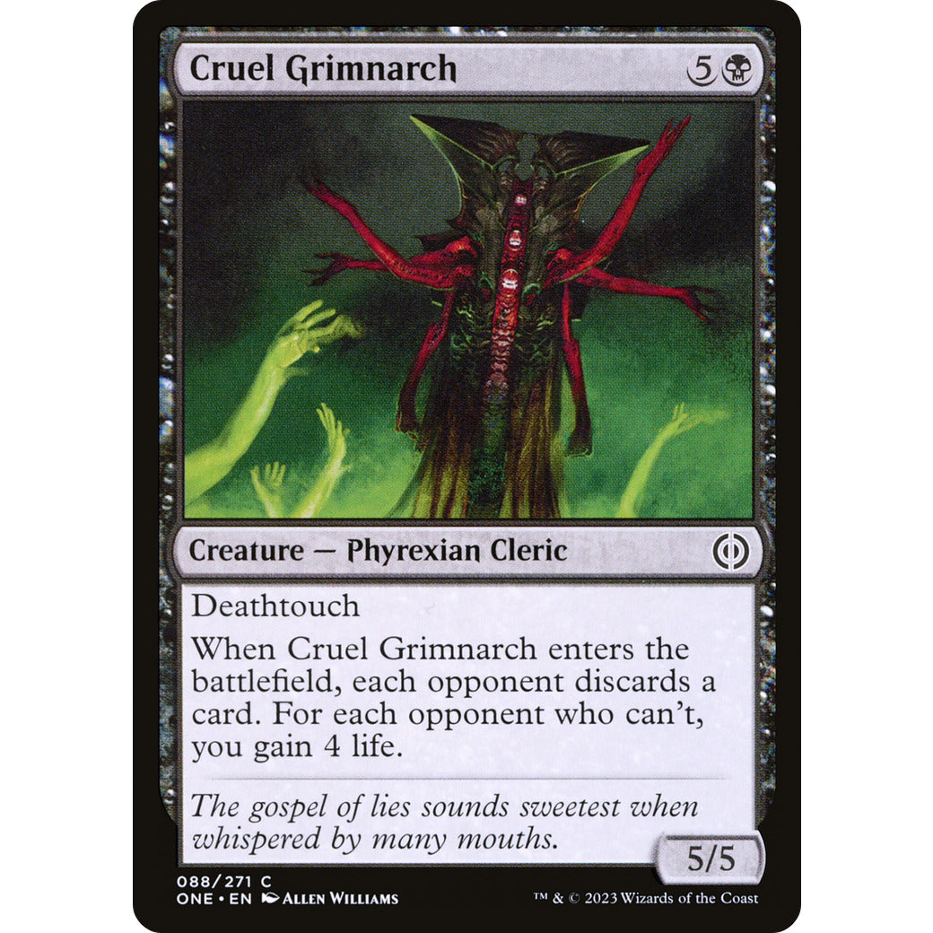 Cruel Grimnarch (Phyrexia: All Will Be One) Near Mint Foil