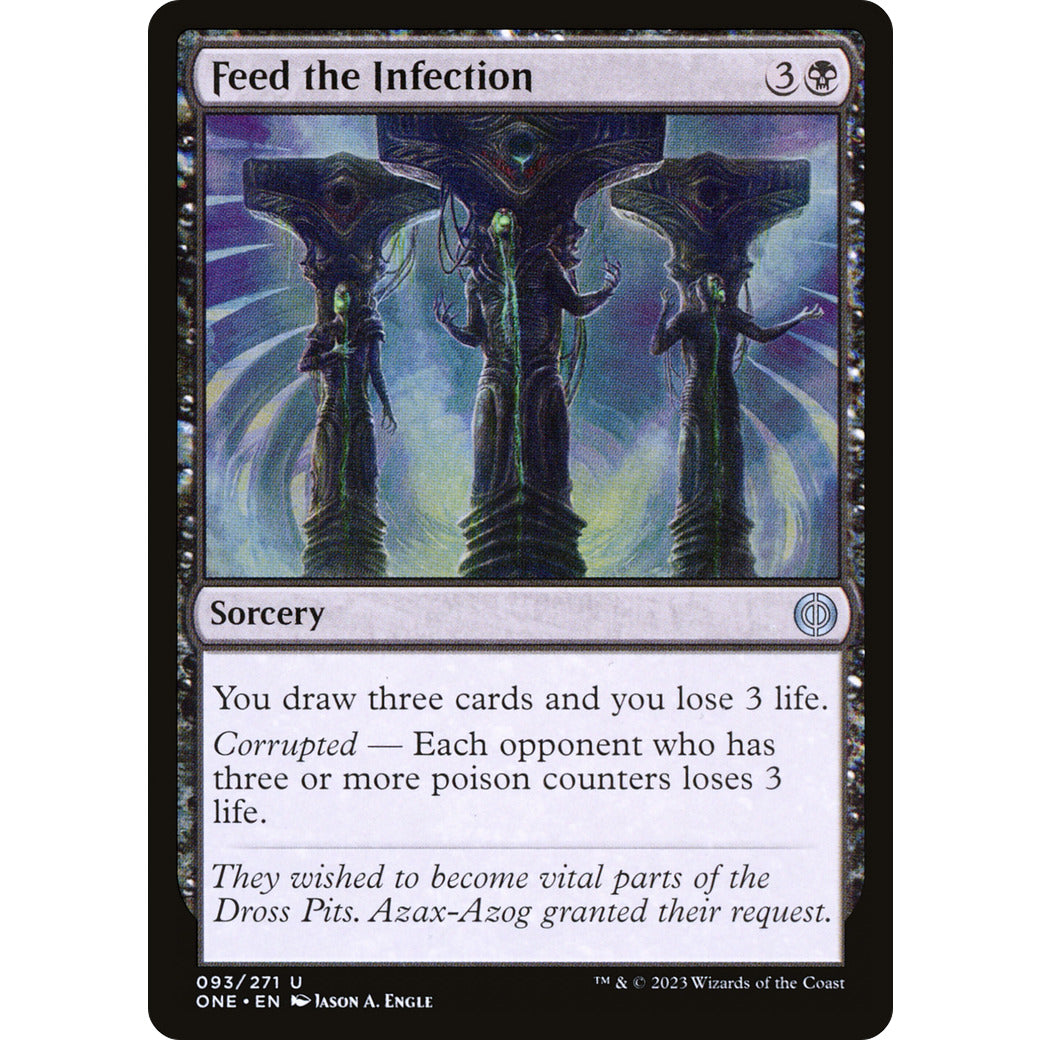 Feed the Infection (Phyrexia: All Will Be One) Near Mint Foil