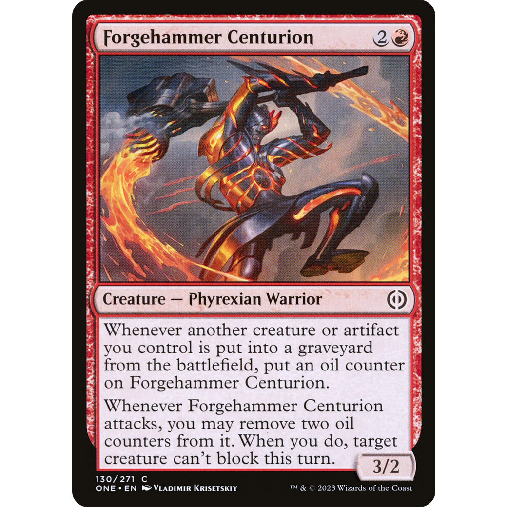 Forgehammer Centurion (Phyrexia: All Will Be One) Near Mint Foil