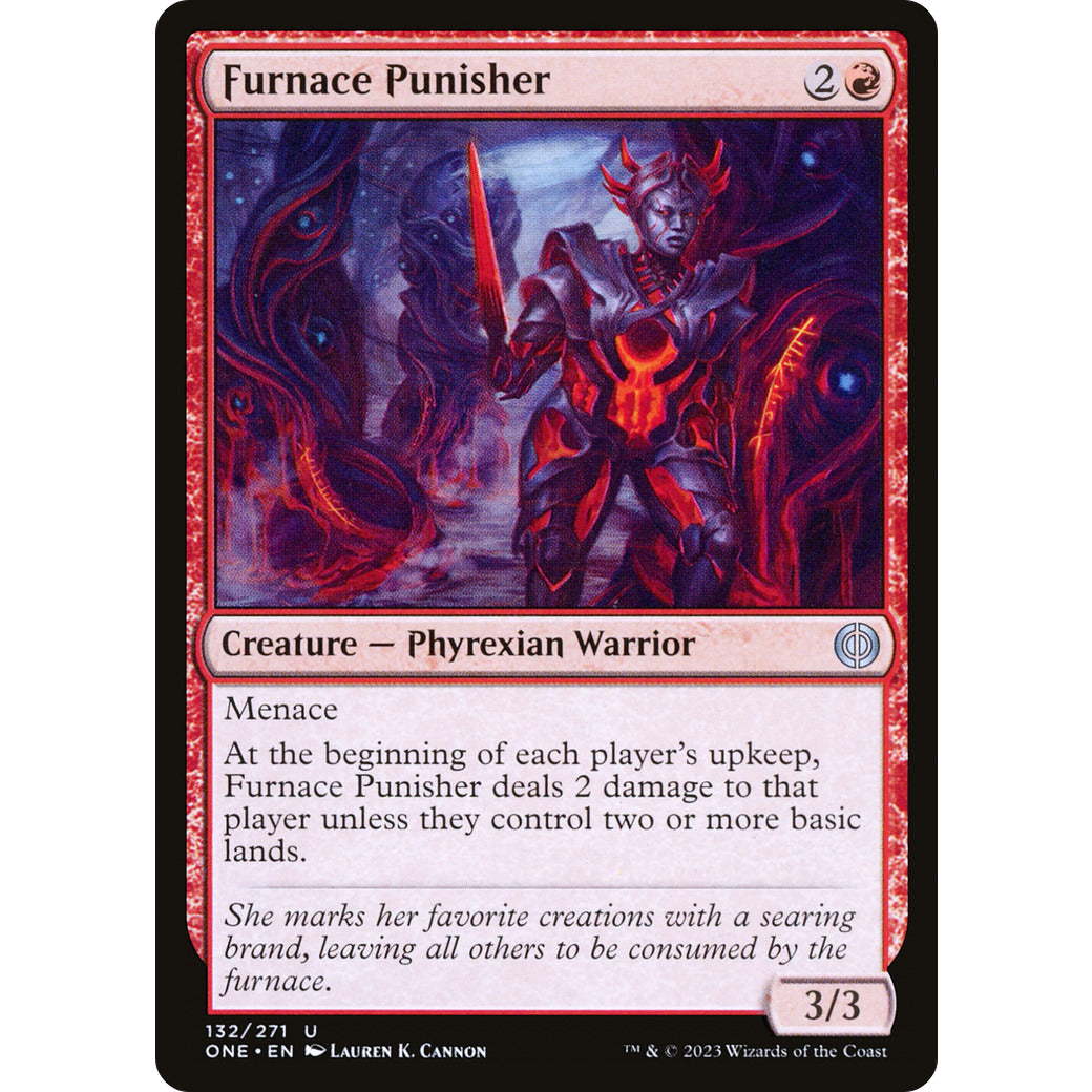 Furnace Punisher (Phyrexia: All Will Be One) Near Mint Foil