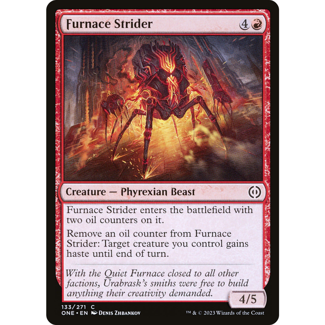 Furnace Strider (Phyrexia: All Will Be One) Near Mint Foil