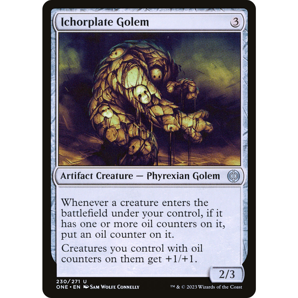 Ichorplate Golem (Phyrexia: All Will Be One) Near Mint Foil