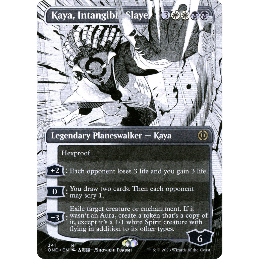 Kaya, Intangible Slayer (Borderless) (Phyrexia: All Will Be One) Near Mint