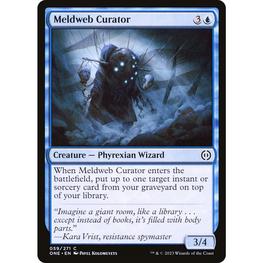 Meldweb Curator (Phyrexia: All Will Be One) Near Mint Foil