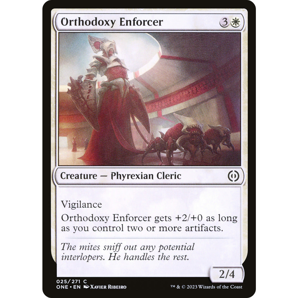 Orthodoxy Enforcer (Phyrexia: All Will Be One) Near Mint Foil