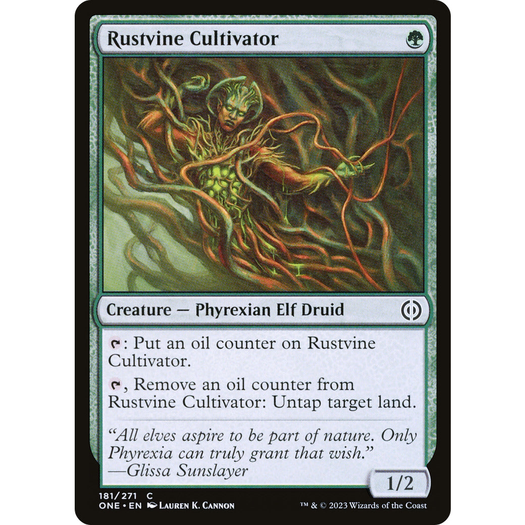 Rustvine Cultivator (Phyrexia: All Will Be One) Near Mint Foil