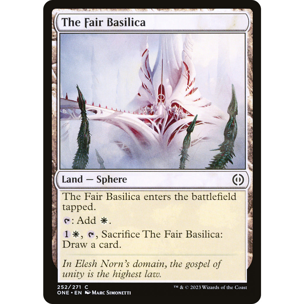 The Fair Basilica (Phyrexia: All Will Be One) Near Mint Foil
