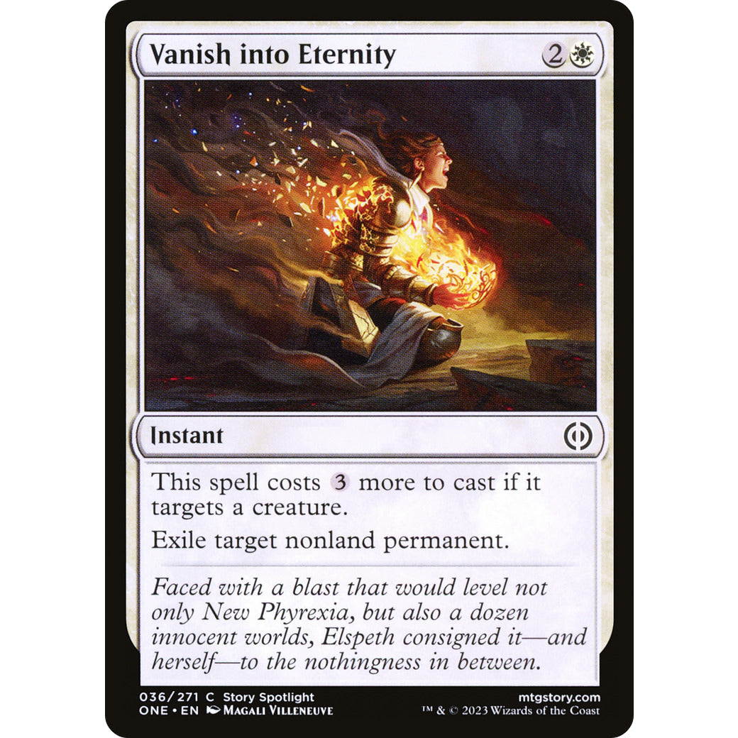 Vanish into Eternity (Phyrexia: All Will Be One) Near Mint Foil