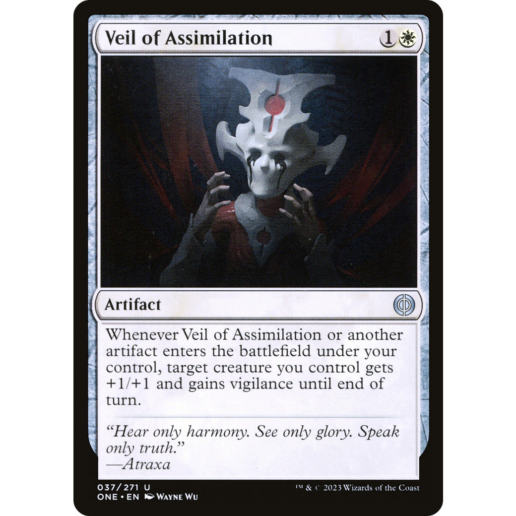 Veil of Assimilation (Phyrexia: All Will Be One) Near Mint Foil