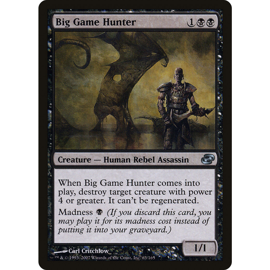 Big Game Hunter (Planar Chaos) Light Play
