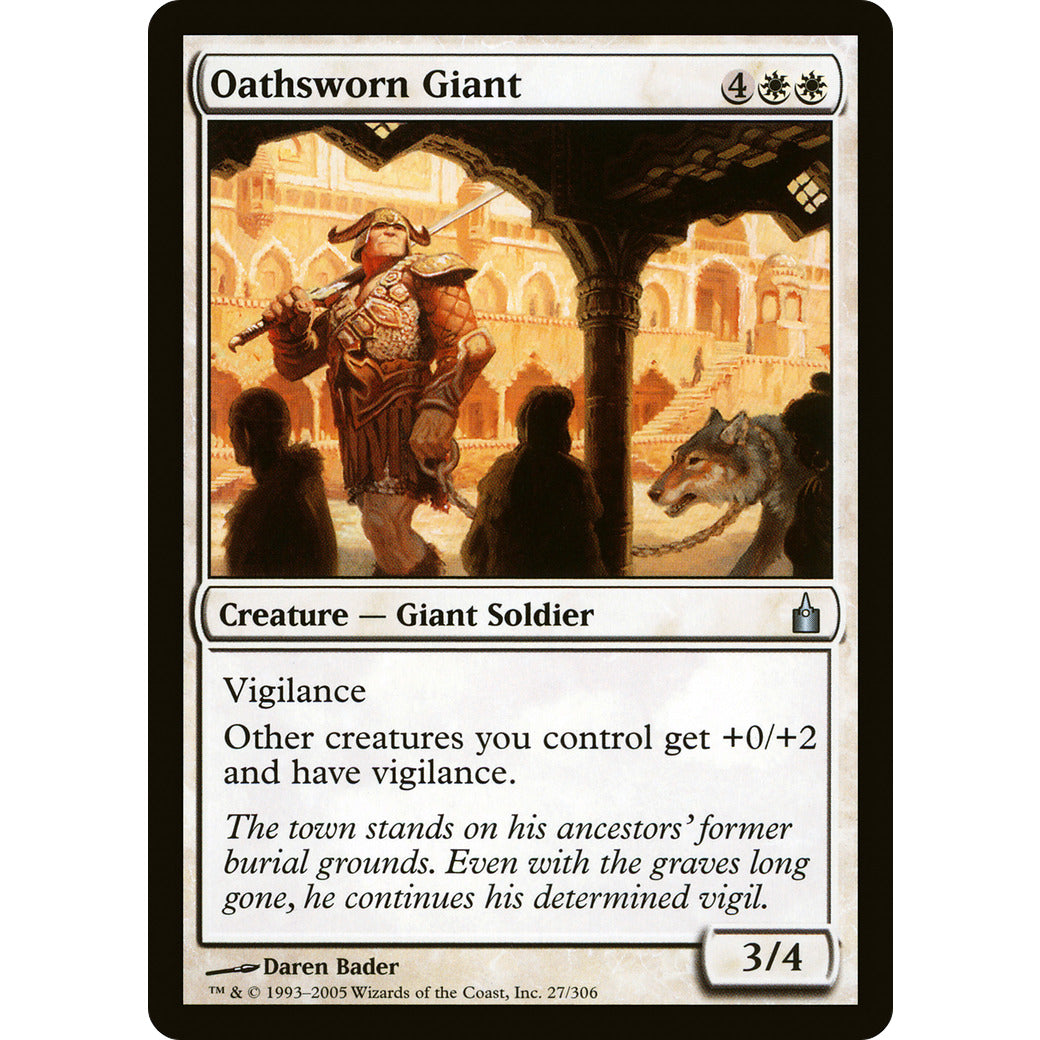 Oathsworn Giant (Ravnica) Light Play