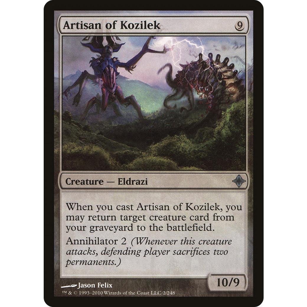 Artisan of Kozilek (Rise of the Eldrazi) Light Play