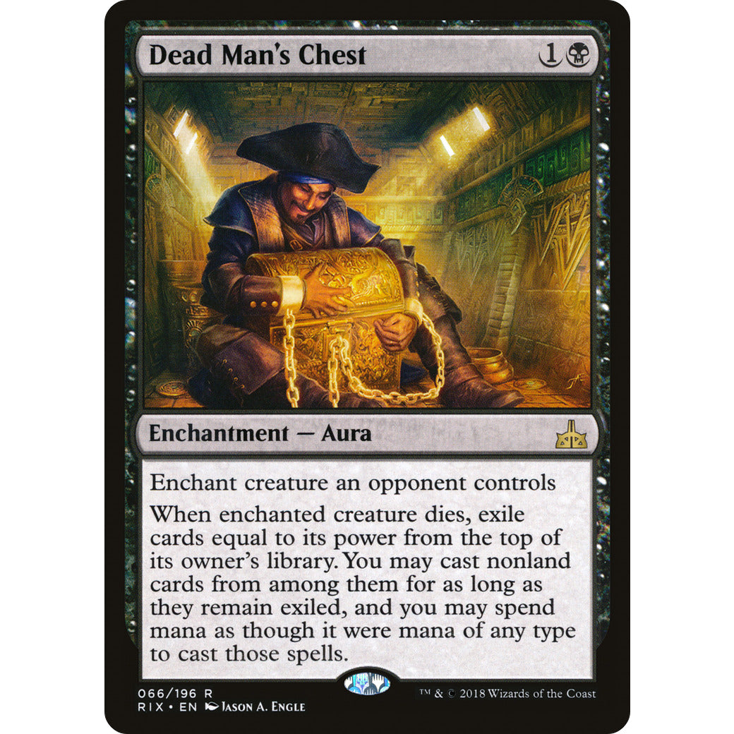 Dead Man's Chest (Rivals of Ixalan) Light Play