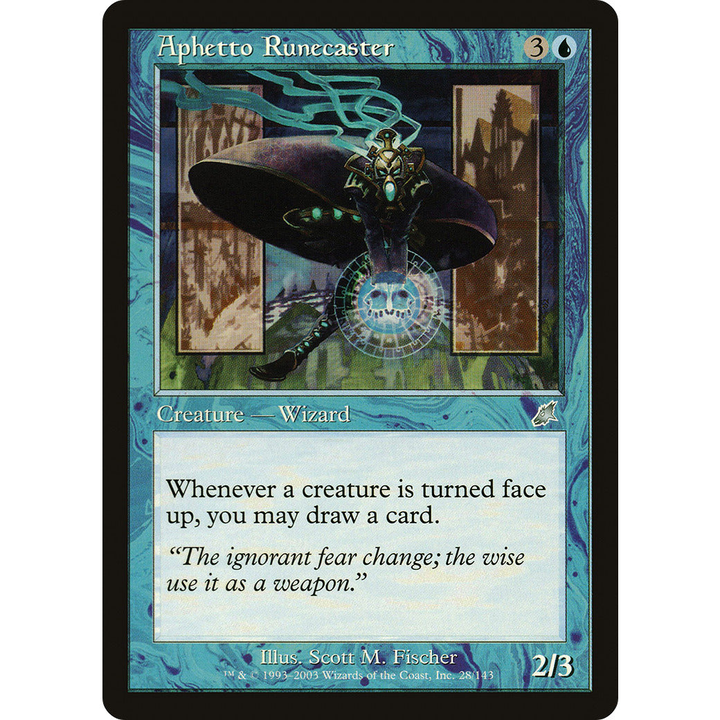 Aphetto Runecaster (Scourge) Light Play