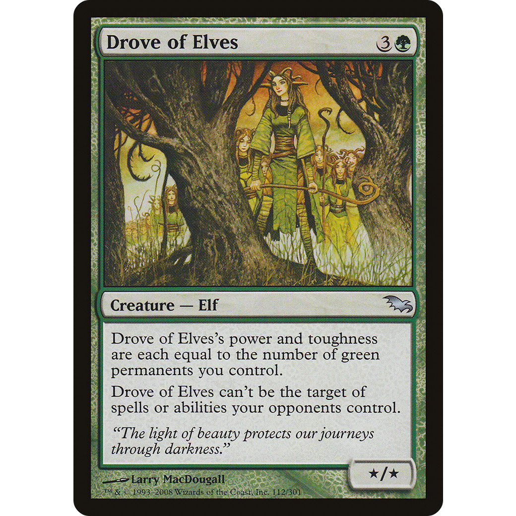 Drove of Elves (Shadowmoor) Light Play