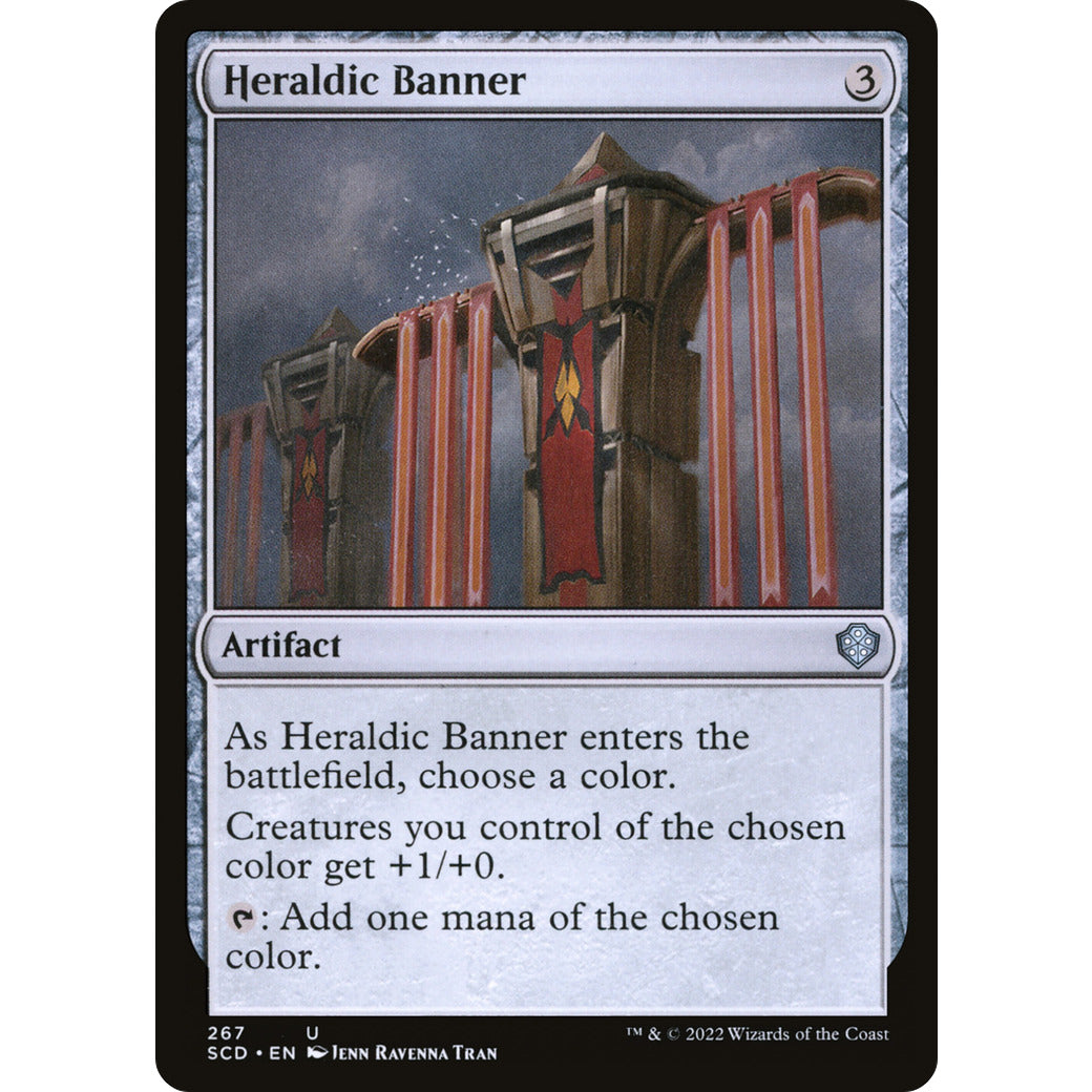 Heraldic Banner (Commander 2022 Starter Decks) Light Play