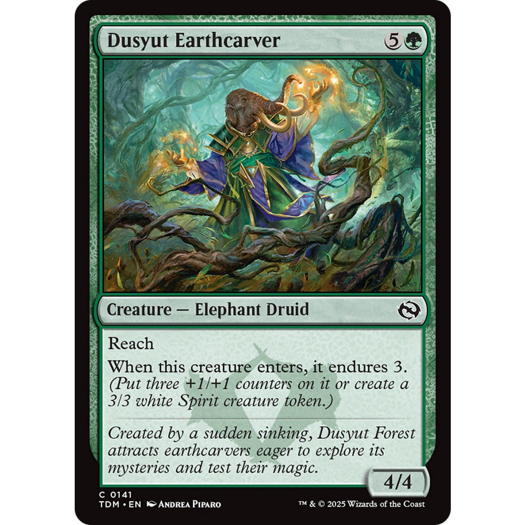 Dusyut Earthcarver (Tarkir: Dragonstorm) Near Mint Foil