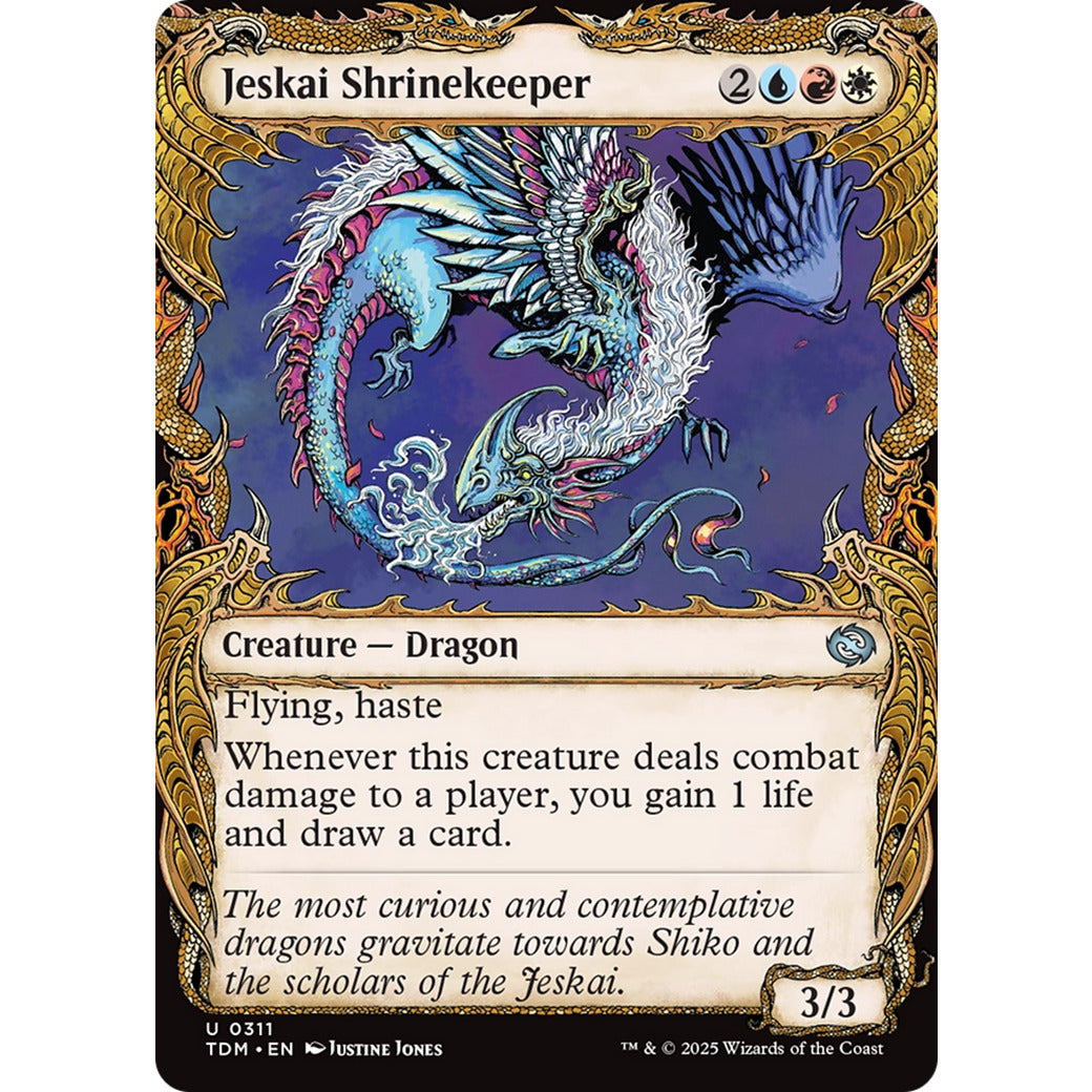Jeskai Shrinekeeper (Showcase) (Tarkir: Dragonstorm) Near Mint