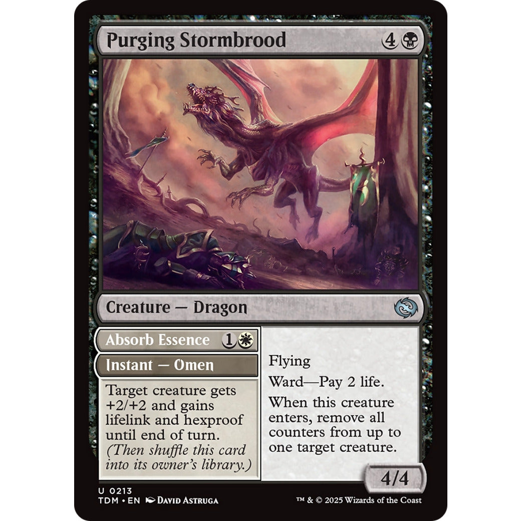 Purging Stormbrood (Tarkir: Dragonstorm) Near Mint Foil