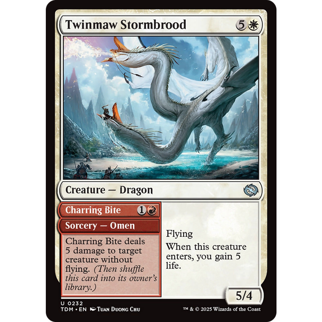 Twinmaw Stormbrood (Tarkir: Dragonstorm) Near Mint Foil